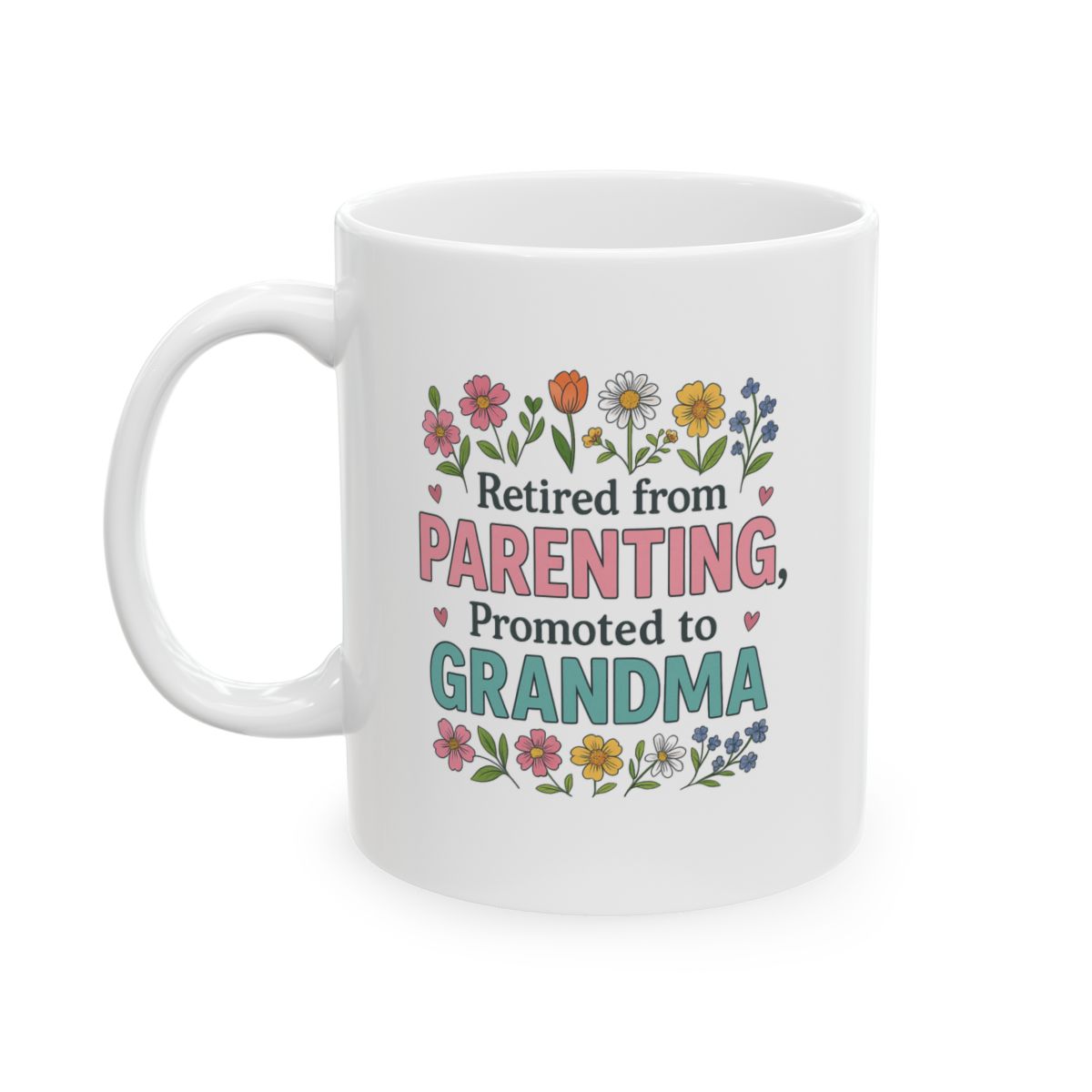 Mug Retired From Parenting, Promoted to Grandma