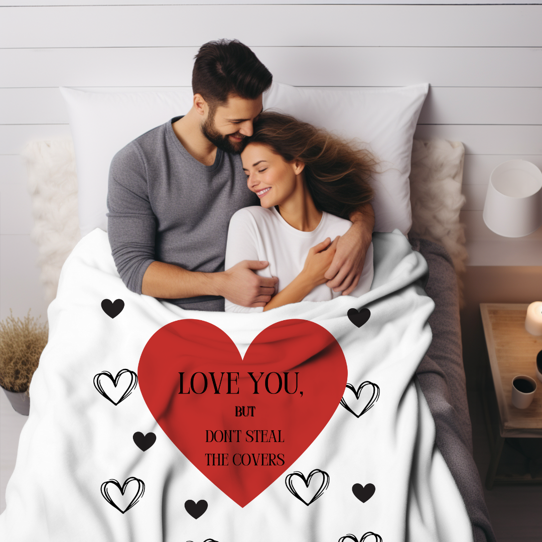 Velveteen Plush Blanket – Love you, but don't steal the covers