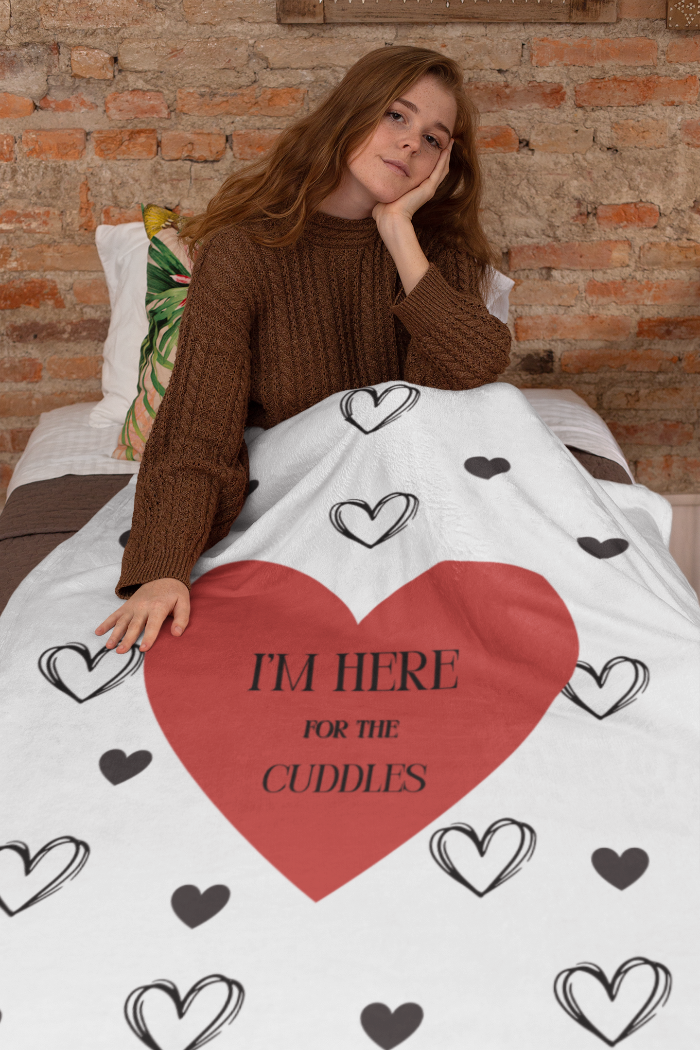 Velveteen Plush Blanket – I'm here for the cuddles