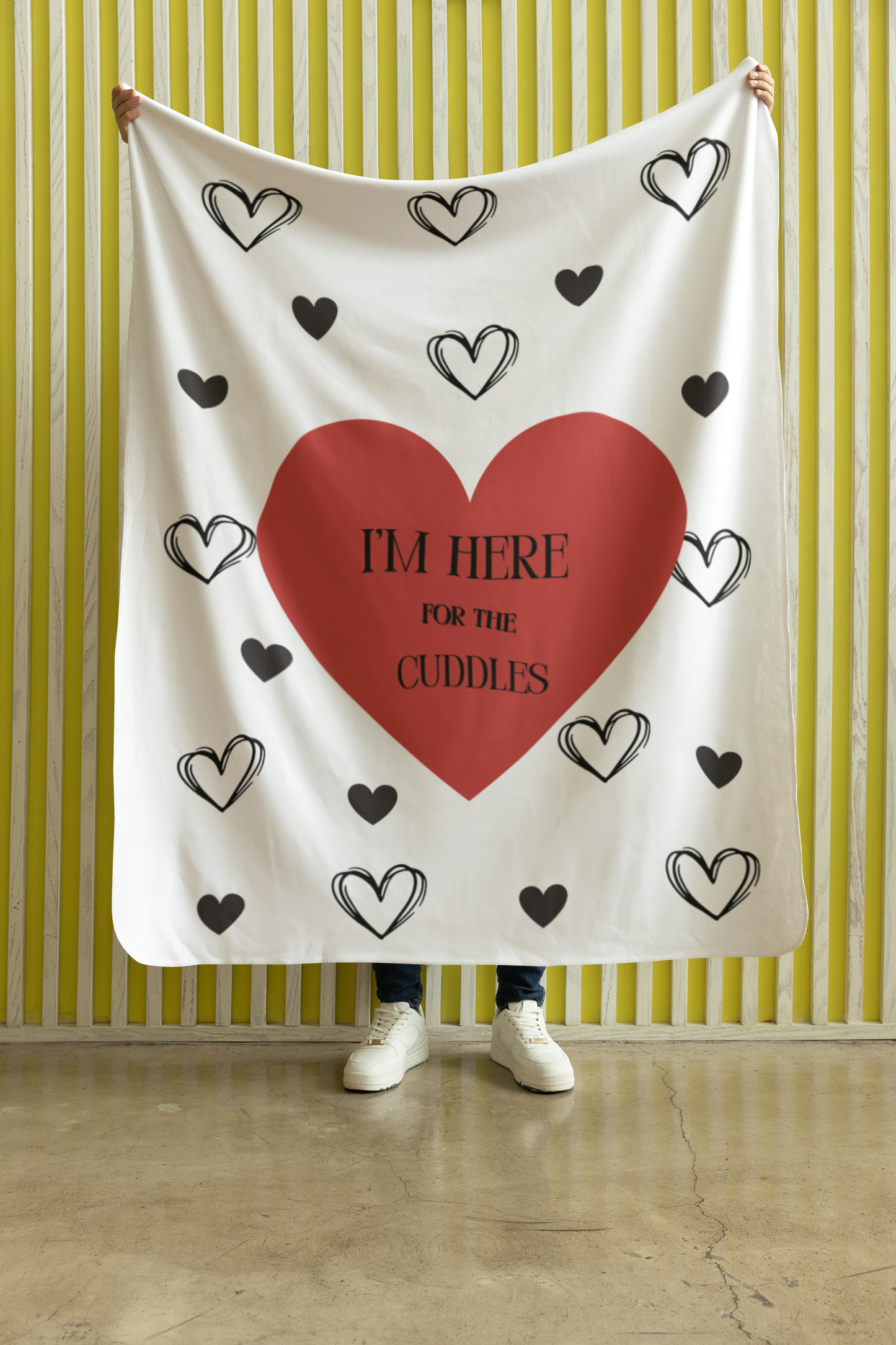 Velveteen Plush Blanket – I'm here for the cuddles