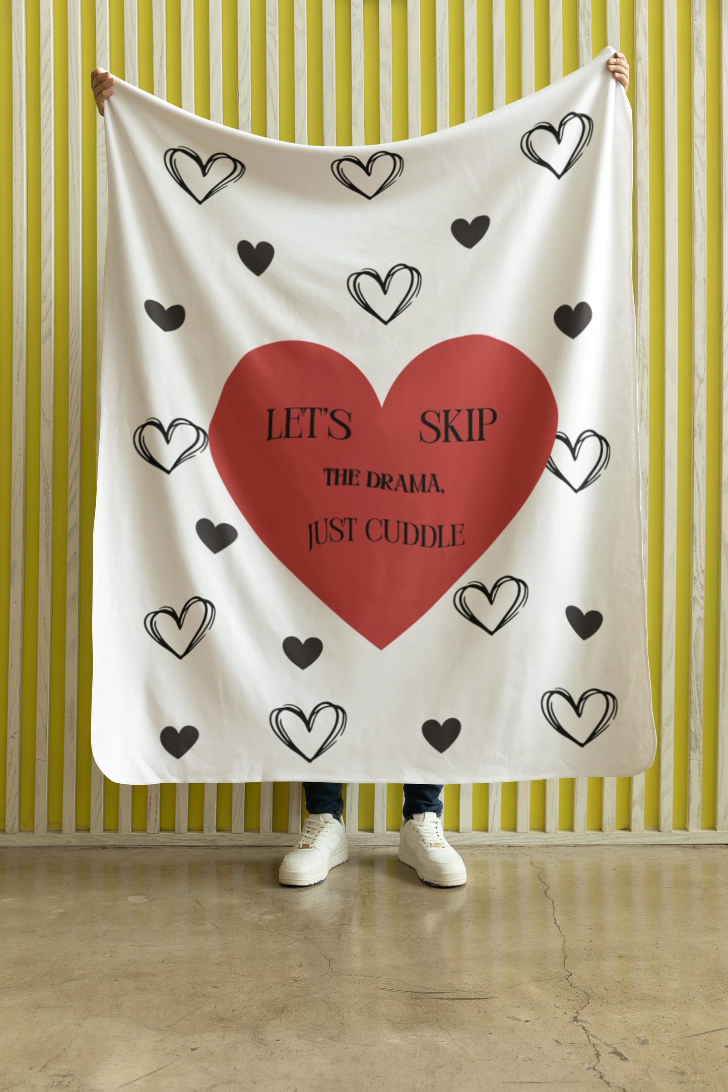 Velveteen Plush Blanket – Let's skip the drama