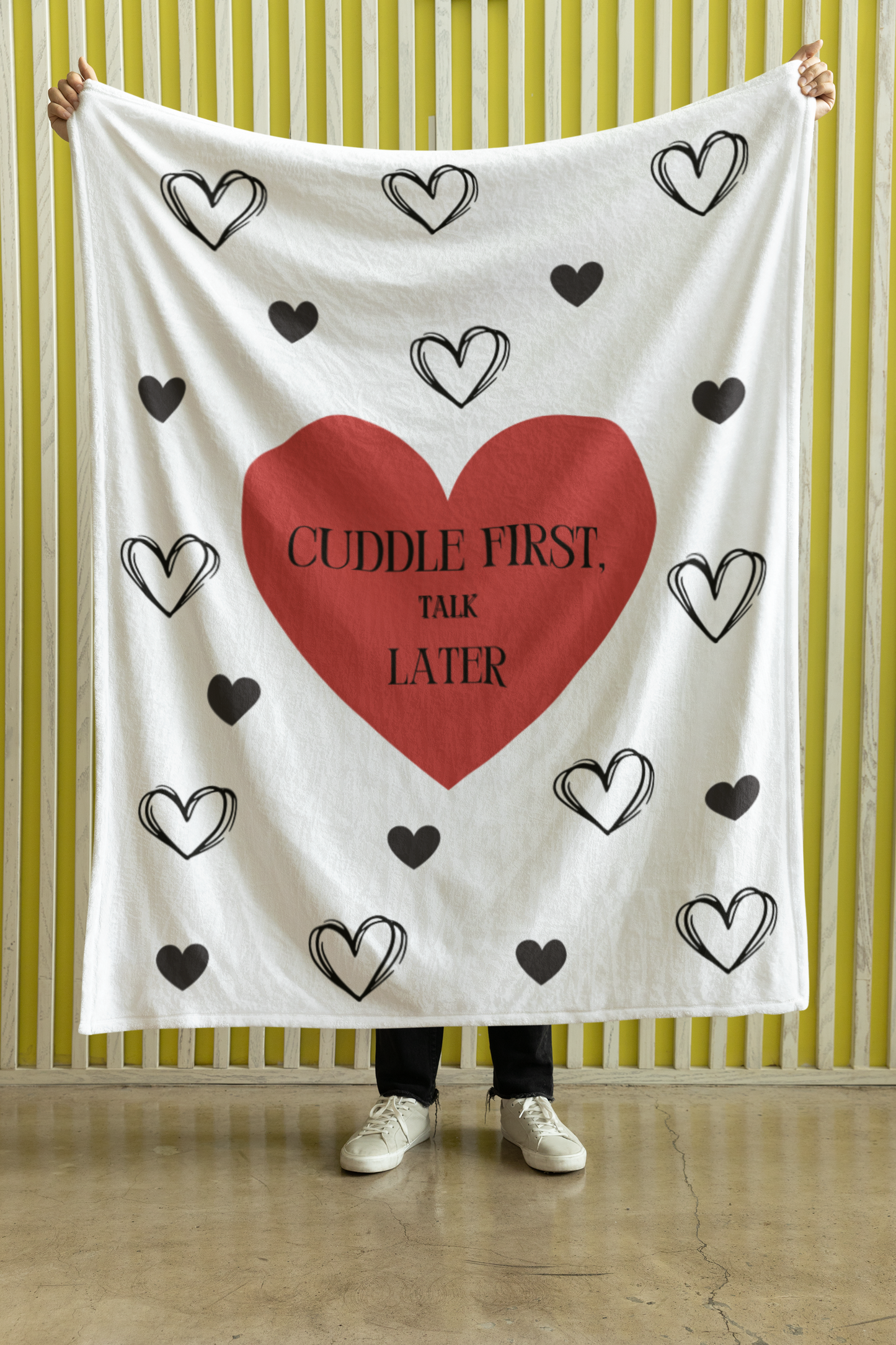 Velveteen Plush Blanket– Cuddle first, talk later