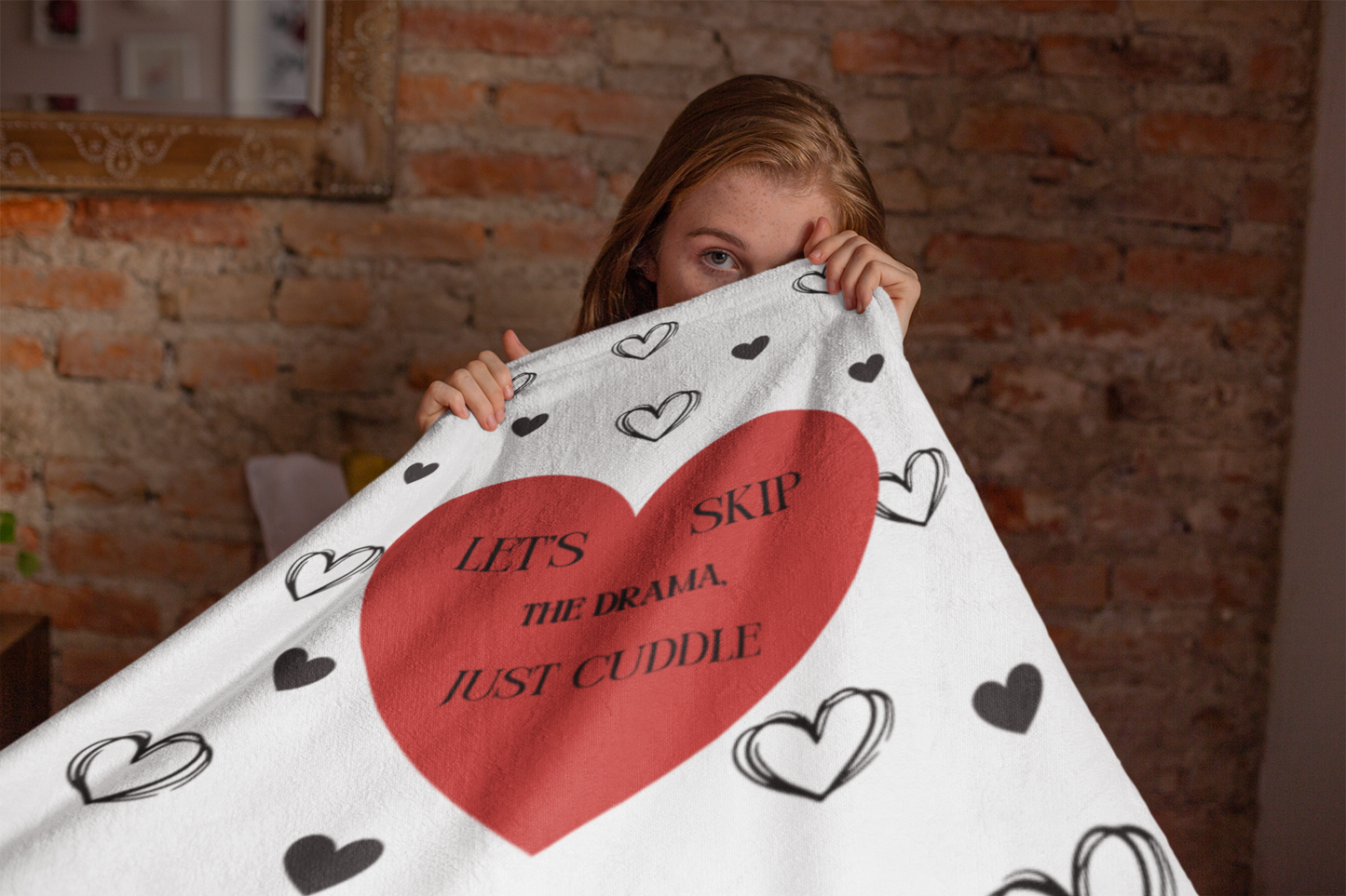 Velveteen Plush Blanket – Let's skip the drama