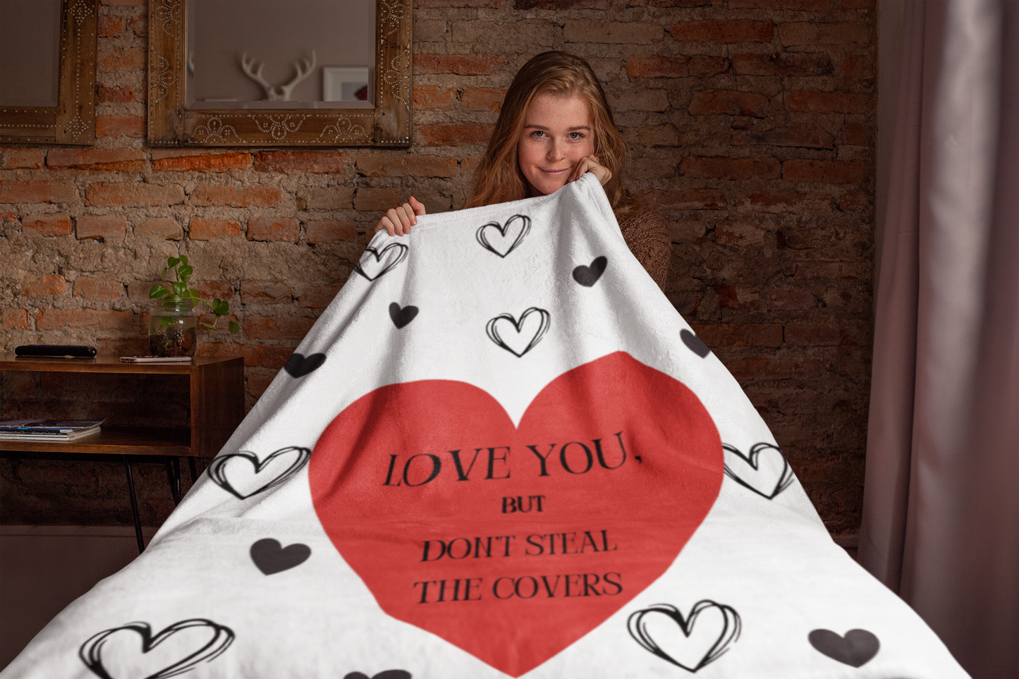 Velveteen Plush Blanket – Love you, but don't steal the covers